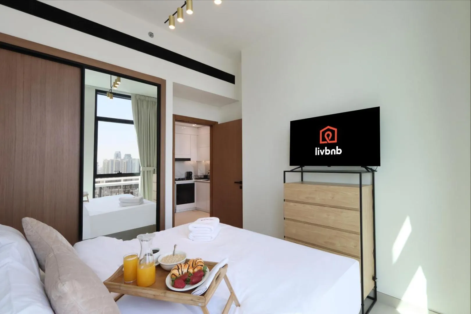 Apartment Livbnb-Urban Getaway 1Bhk With Jvc Skyline View Dubai United Arab Emirates